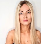 Tupet damski ARGENTYNA Topper clip in dopinka 50cm baza 21x21cm świetlisty blond z odrostem