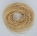 Doczepiany kok z naturalnych włosów kolor blond baleyage