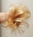 Doczepiany kok na gumce z naturalnych włosów blond baleyage 5.jpg