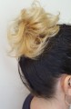 Dopinany kok na gumce blond baleyage falowane włosy 2.jpg