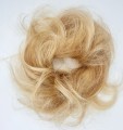 Doczepiany kok z naturalnych włosów ciemny blond baleyage falowane włosy 1.jpg