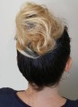 Doczepiany kok na gumce z naturalnych włosów ciemny blond baleyage falowane włosy 2.jpg
