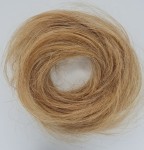 Doczepiany kok z naturalnych włosów kolor ciemny blond
