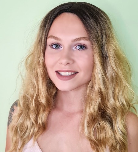Peruka syntetyczna MARSYLIA 40cm ciepły blond z odrostem