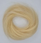 Doczepiany kok z naturalnych włosów kolor platynowy blond