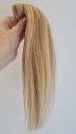 Kucyk doczepiany 30cm z naturalnych włosów, kolor  blond baleyage 60g 