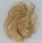 Doczepiany kok na spince z naturalnych włosów kolor blond
