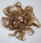 Kok na gumce z długimi włosami z naturalnych włosów kolor brąz blond baleyage