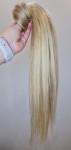 Kucyk doczepiany 45cm z naturalnych włosów, kolor  blond baleyage 100g 