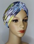 Turban z bawełny wielokolorowy MULTI