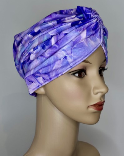 Bawełniany_turban_z_węzłem_fioletowe_kwiaty_IRYS_2.jpg
