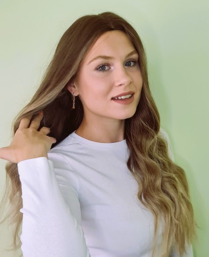 Peruka syntetyczna BREMA 60cm piaskowy blond ombre