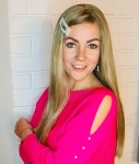 Peruka syntetyczna z grzywką BOGOTA 50cm ciemny blond