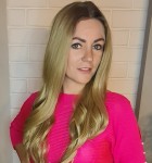 Peruka syntetyczna RODOS 65cm z siatką lace front blond z odrostem