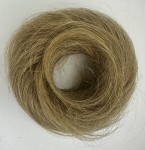 Doczepiany kok z naturalnych włosów kolor chłodny ciemny blond