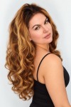 Peruka naturalna GRANADA 60cm ciemny blond baleyage z odrostem front lace baby hair